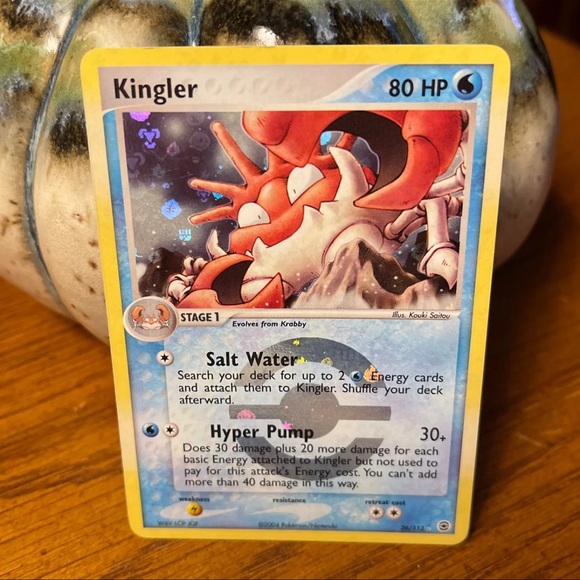 Kinger (FireRed & LeafGreen) Holo Pokemon Card - Picture 1 of 2